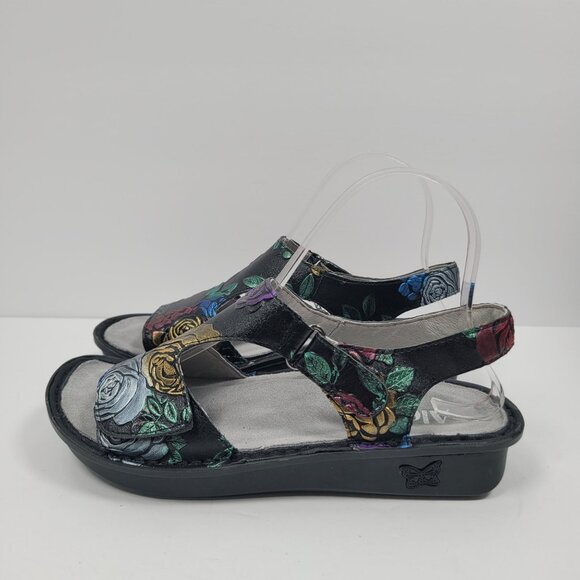 Alegria Viki Workwomanship Women's Embossed Sandals VIK-839 US Size 7 EU 37 - Picture 2 of 8